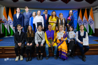 Студенты ПФ на праздновании Дня хинди в Посольстве Индии в Москве