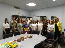 Знакомство со студентами-первокурсниками, которые будут изучать украинский язык как второй иностранный 