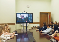 Online meeting with the Ambassador of Russia to the DPRK