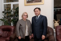 Minister-Counselor for Education from the Embassy of China in the Russian Federation Visits MSLU