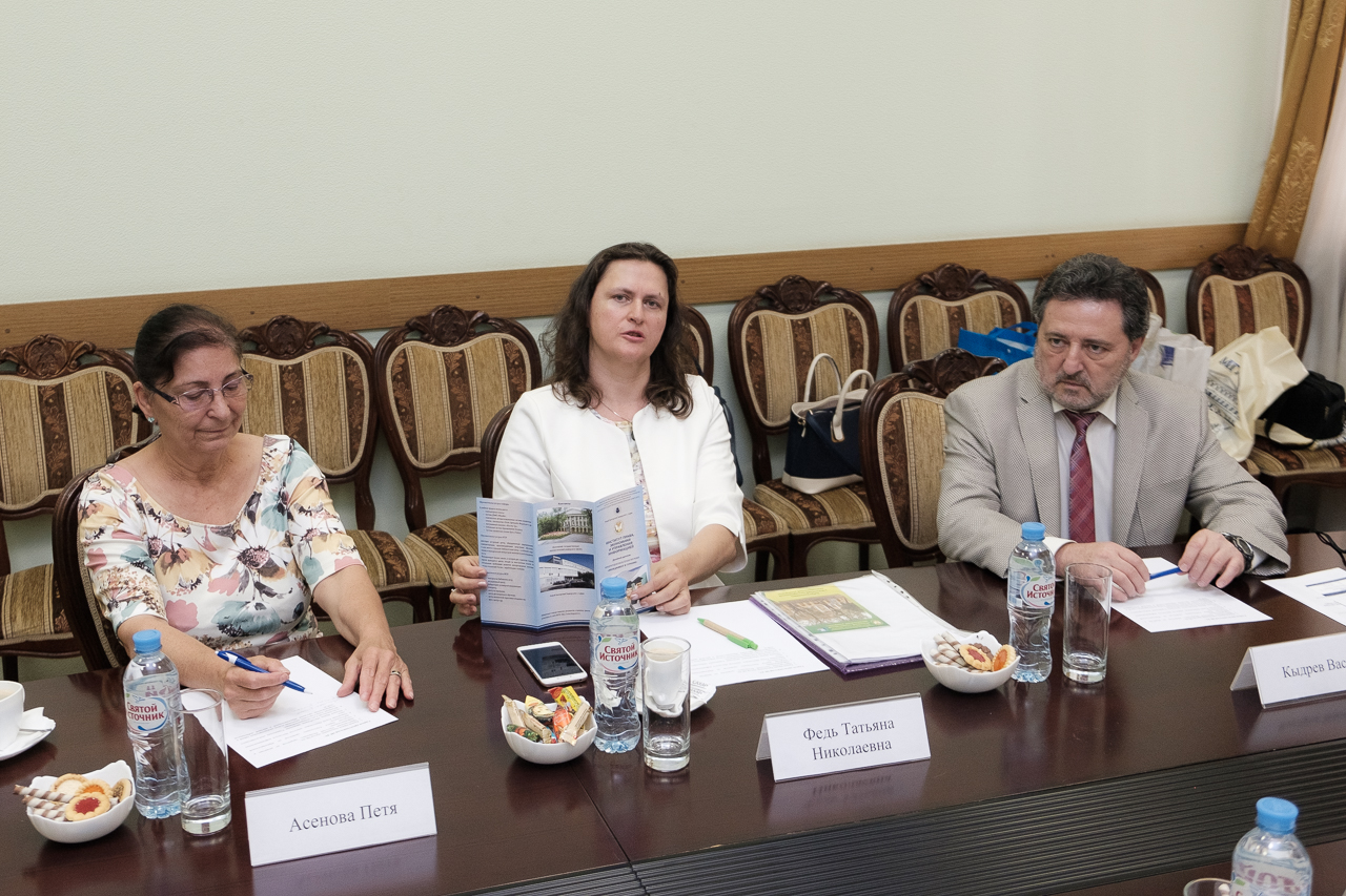 Встреча с представителями Нового болгарского университета (г. София)