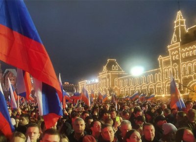 Студенты МГЛУ на Красной площади