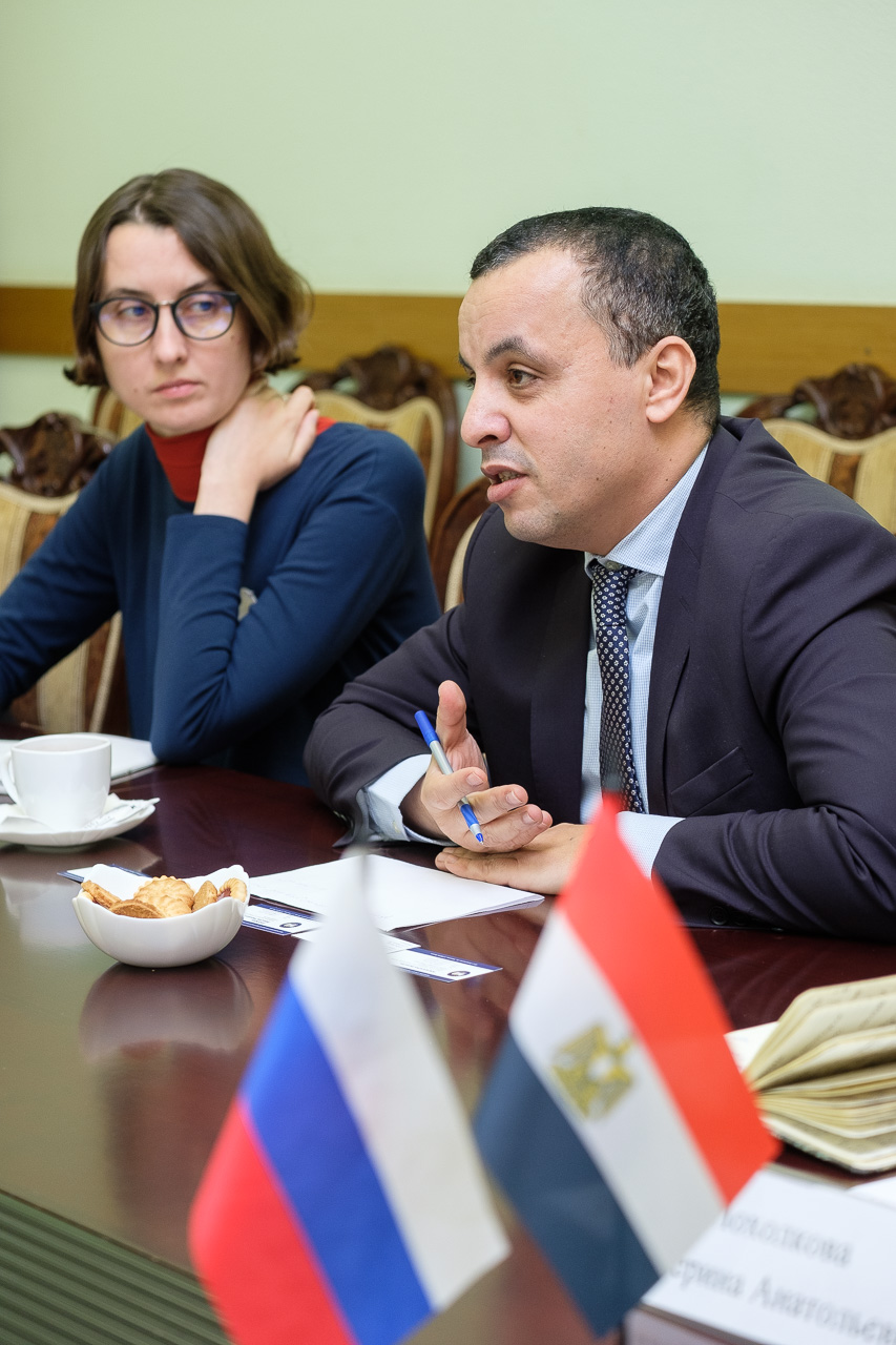 Визит делегации Посольства Арабской Республики Египет в РФ в МГЛУ